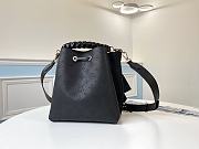 Louis Vuitton Muria Mahina In Black Calfskin Monogram Bag 25cm - 4