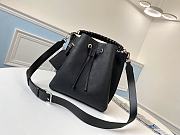 Louis Vuitton Muria Mahina In Black Calfskin Monogram Bag 25cm - 5