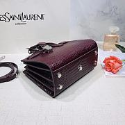 YSL Classic Sac De Jour Crocodile Pattern Leather 392035 Size: 22x18x11cm - 6