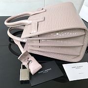 YSL Classic Sac De Jour In Dark Beige Crocodile Pattern Leather 21141 22cm - 6