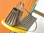 YSL Classic Sac De Jour In Beige Crocodile Pattern Leather 21141 26cm - 2