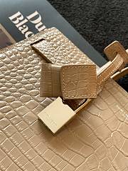 YSL Classic Sac De Jour In Beige Crocodile Pattern Leather 21141 26cm - 6