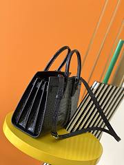 YSL Classic Sac De Jour In Black Crocodile Pattern Leather 21141 26cm - 2