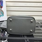 Prada Panier Mini Doll Bucket Bag In Grey 1BA217 Size 18x17x10.5 cm - 5