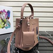 Prada Panier Mini Doll Bucket Bag In Pink 1BA217 Size 18x17x10.5 cm - 5