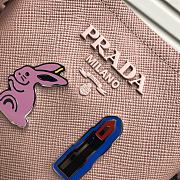 Prada Panier Mini Doll Bucket Bag In Pink 1BA217 Size 18x17x10.5 cm - 2