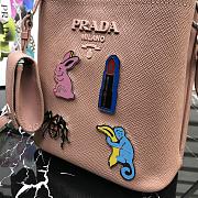 Prada Panier Mini Doll Bucket Bag In Pink 1BA217 Size 18x17x10.5 cm - 4