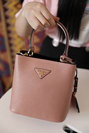 Prada Mini Panier Saffiano Shoulder Bag 1BA217 Size 18x17x10.5cm - 1