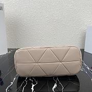 Prada Saffiano Women Hand Bag In Beige 1BA863 Size: 28×20×12cm - 6