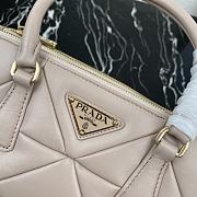 Prada Saffiano Women Hand Bag In Beige 1BA863 Size: 28×20×12cm - 3