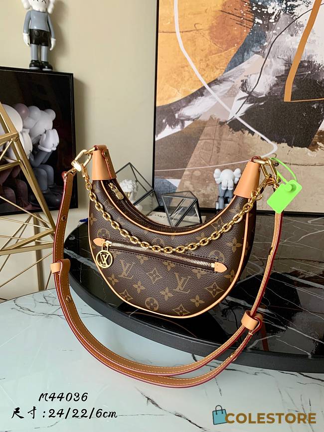 Louis Vuitton Odeo Monogram Hand Bag M44036 24cm. - 1
