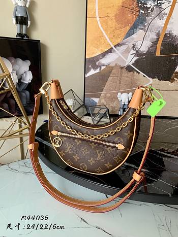 Louis Vuitton Odeo Monogram Hand Bag M44036 24cm.