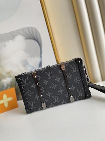 Louis Vuitton Wallet Trunk Monogram Eclipse Leather M20249 Size 25×14×6cm