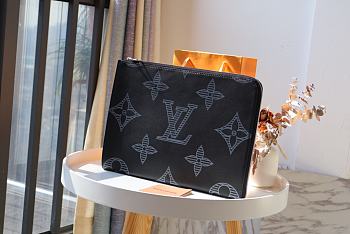 Louis Vuitton Taurillon Shadow M80044 Size 35x25x2 cm