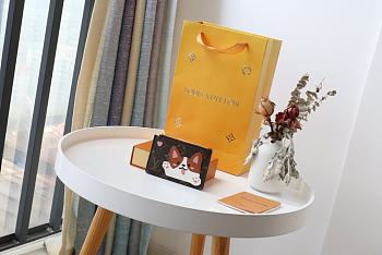 Louis Vuitton Cute Corgi Coin Card In Brown 