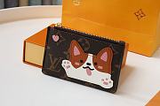 Louis Vuitton Cute Corgi Coin Card In Brown  - 6