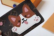 Louis Vuitton Cute Corgi Coin Card In Brown  - 2