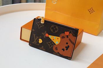 Louis Vuitton Cute Bear Coin Card In Brown