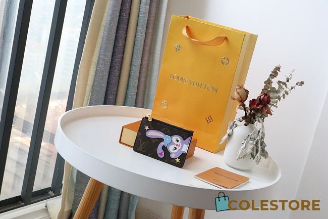 Louis Vuitton Cute Bunny Coin Card In Brown - 1