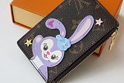 Louis Vuitton Cute Bunny Coin Card In Brown - 2