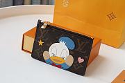Louis Vuitton Cute Donald Duck Coin Card In Brown - 5