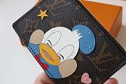 Louis Vuitton Cute Donald Duck Coin Card In Brown - 3