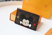 Louis Vuitton Cute Mickey Mouse Coin Card  - 5