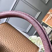 Louis Vuitton Capucine Taurillon Leather In Beige M94634 Size 21x14x8cm - 2