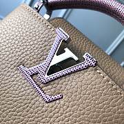 Louis Vuitton Capucine Taurillon Leather In Beige M94634 Size 21x14x8cm - 5