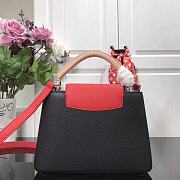 Louis Vuitton Capucine BB In Black Taurillon Leather 27cm  - 2