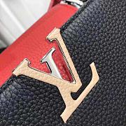 Louis Vuitton Capucine BB In Black Taurillon Leather 27cm  - 6