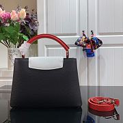Louis Vuitton Capucine BB Taurillon Leather With Red Strap 27cm  - 4