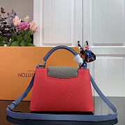 Louis Vuitton Capucine In Red BB Taurillon Leather 27cm  - 3