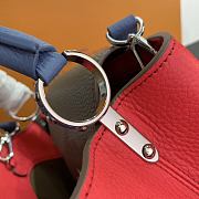 Louis Vuitton Capucine In Red BB Taurillon Leather 27cm  - 4