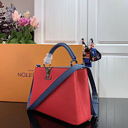 Louis Vuitton Capucine In Red BB Taurillon Leather 27cm  - 6