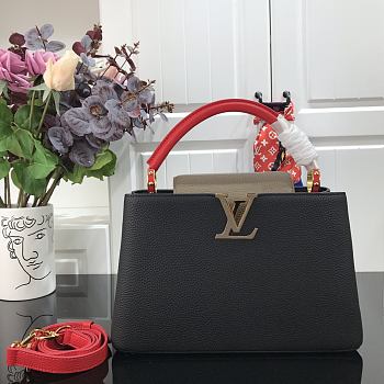 Louis Vuitton Capucine BB Taurillon Leather In Gold Lock 27cm 