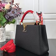 Louis Vuitton Capucine BB Taurillon Leather In Gold Lock 27cm  - 4