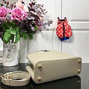 Louis Vuitton Capucine BB In Grey Taurillon Leather 27cm - 6
