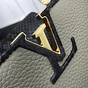 Louis Vuitton Capucine BB In Grey Taurillon Leather 27cm - 5