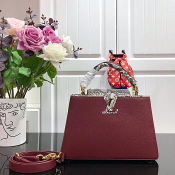 Louis Vuitton Capucine Hand Bag M48865 Size: 27x18x9cm