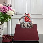 Louis Vuitton Capucine Hand Bag M48865 Size: 27x18x9cm - 3