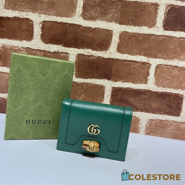 Gucci Diana Card Case Wallet 658244 Size 11x8x2.5cm - 1