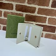 Gucci Diana Card Case Wallet In White 658244 Size 11x8x2.5cm - 3