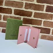 Gucci Diana Card Case Wallet In Pink 658244 Size 11x8x2.5cm - 5