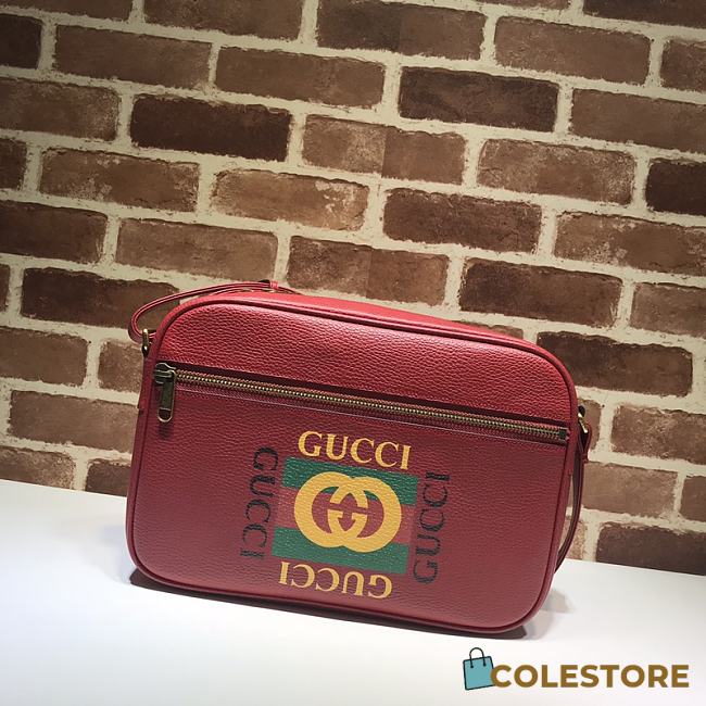 Gucci Print Messenger Shoulder Bag 523589 Size 33.5x23x9.5cm - 1