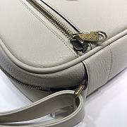 Gucci Print Messenger Shoulder Bag In White 523589 Size 33.5x23x9.5cm - 2