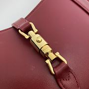 Gucci Mini Jackie In White Hobo Bag 637091 Size 19x13x3cm - 6