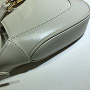Gucci Mini Jackie In White Hobo Bag In White 637091 Size 19x13x3cm - 6