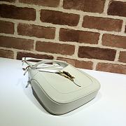 Gucci Mini Jackie In White Hobo Bag In White 637091 Size 19x13x3cm - 4