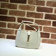 Gucci Mini Jackie In White Hobo Bag In White 637091 Size 19x13x3cm - 1